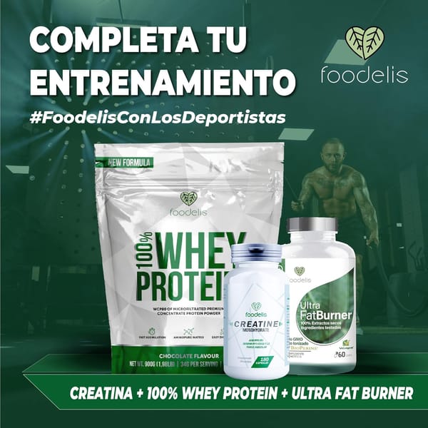 Creatina Monohidratada em Pó Foodelis 1kg/333 doses, 100% creatina monohidrato micronizada - sem sabor - pura e sem aditivos - Não-OGM - alta solubilidade, inclui doseadores