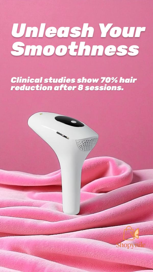 IPL device on pink fabric. IPL device on pink fabric.