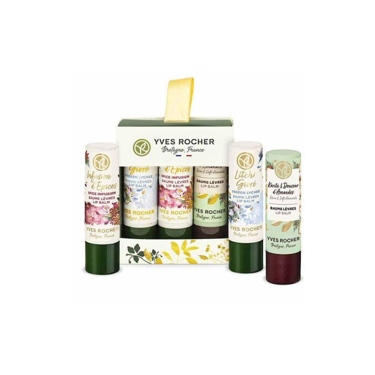 Yves Rocher Lot de 3 baumes à lèvres | Effet nourrissant Yves Rocher Lot de 3 baumes à lèvres | Effet nourrissant