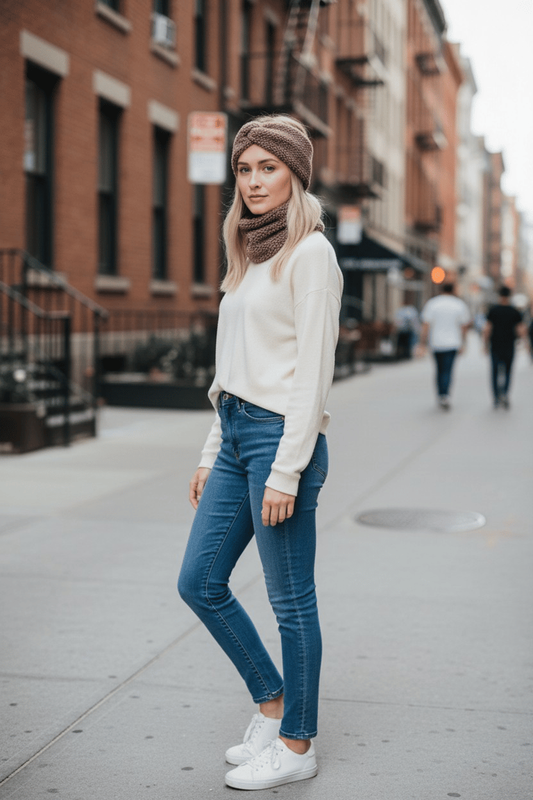 Rudas Teddy audinio galvajuostės ir movos komplektass Rudas Teddy audinio galvajuostės ir movos komplektass