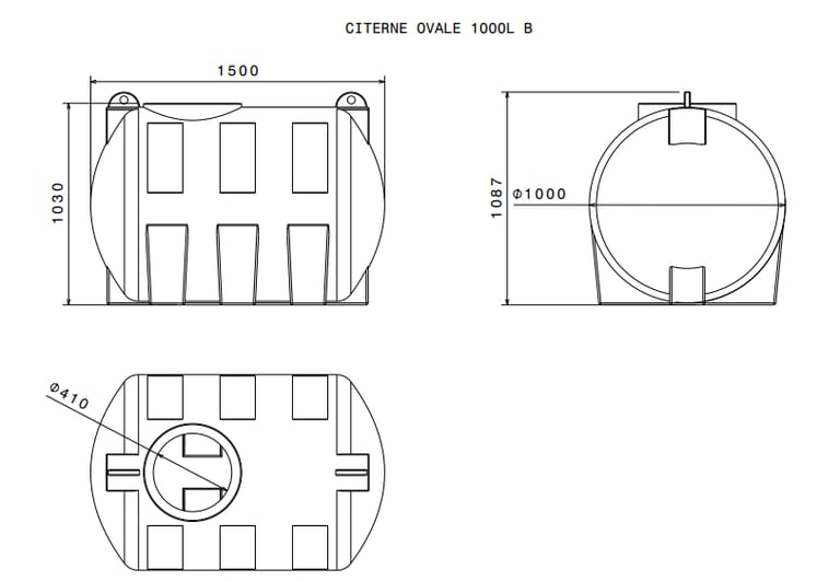 Citerne Fosse Septique 1000 Litres Citerne Fosse Septique 1000 Litres