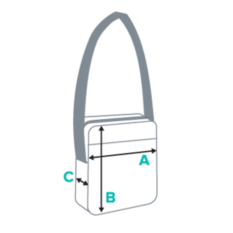 crossbody bag measurements