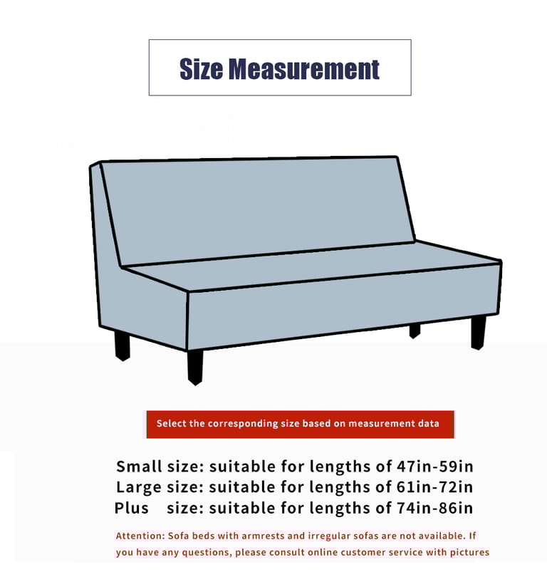 armless sofa cover size dimension armless sofa cover size dimension