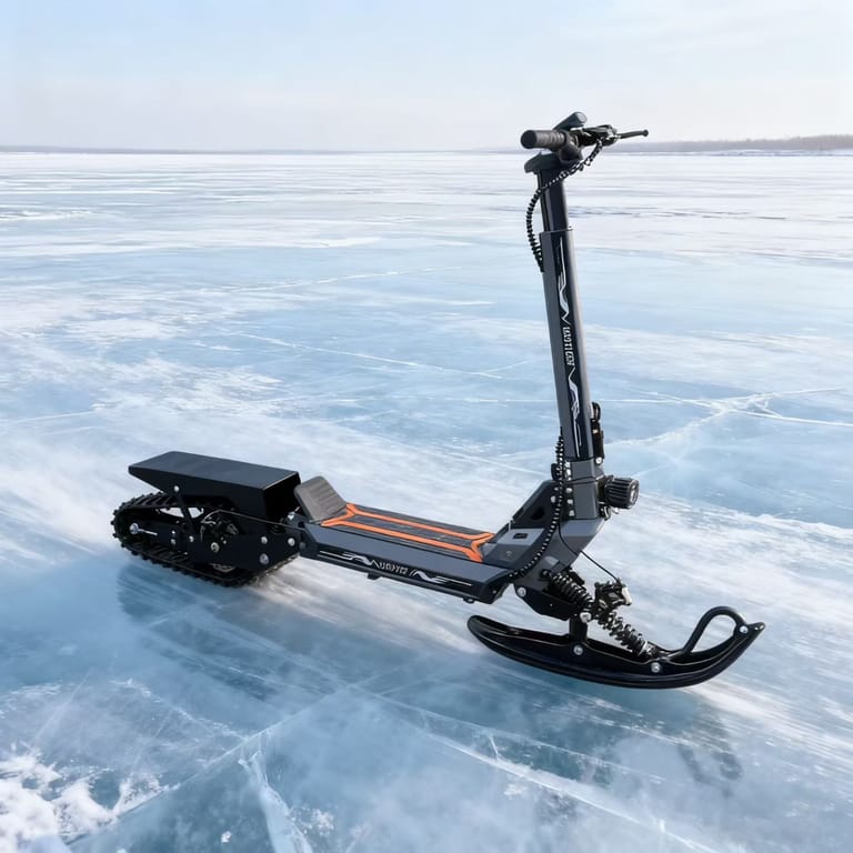 Tracked Snow Electric Scooter