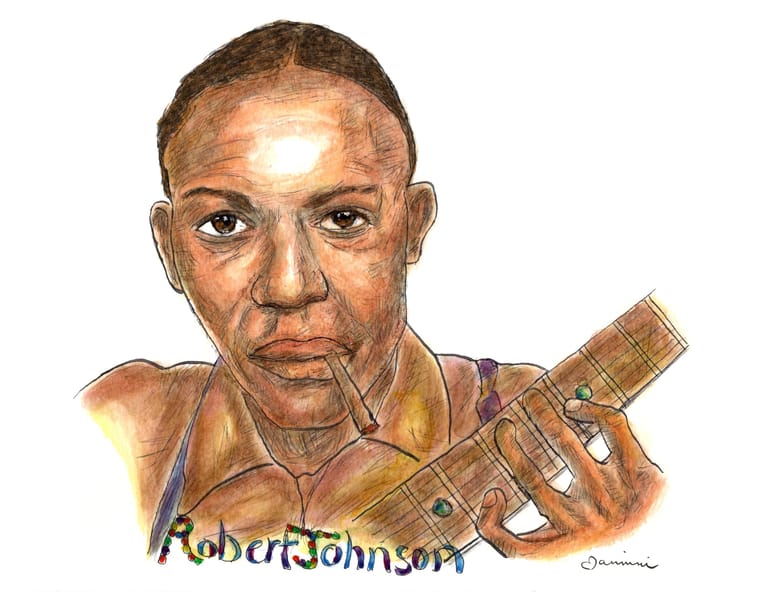 Robert Johnson Legendary Blues Music Icon