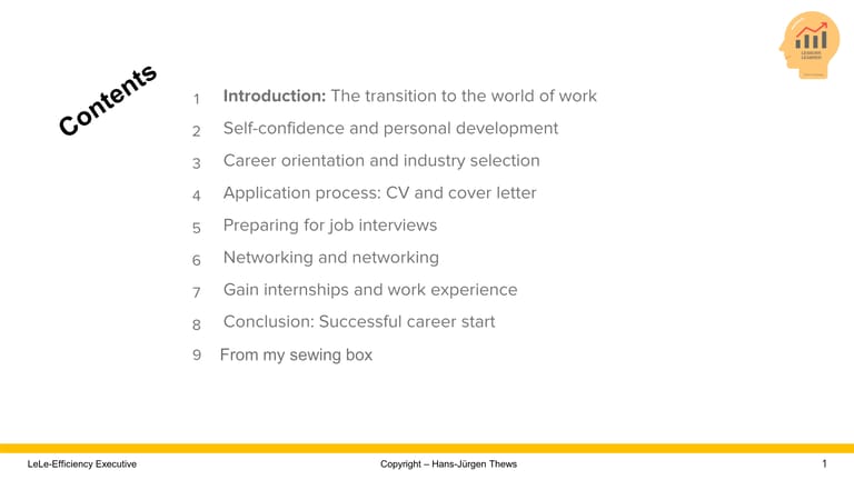 Further training for career start