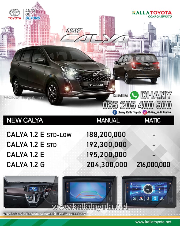 Harga Toyota Calya