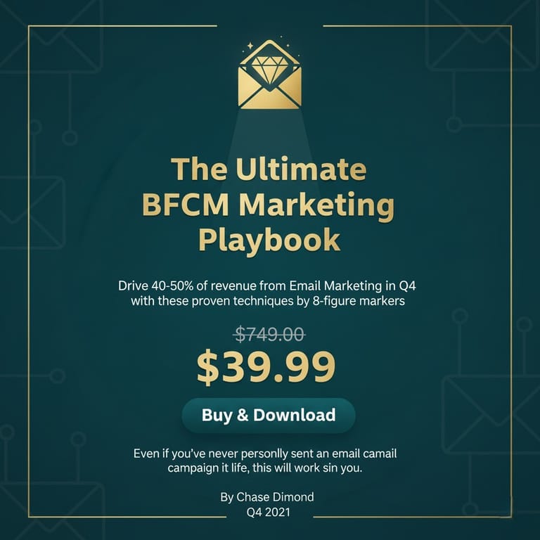 The Ultimate BFCM Email Marketing Playbook The Ultimate BFCM Email Marketing Playbook