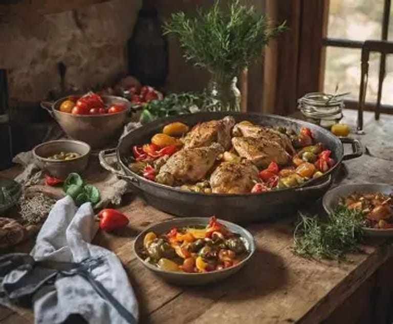 Poulet à la provençale