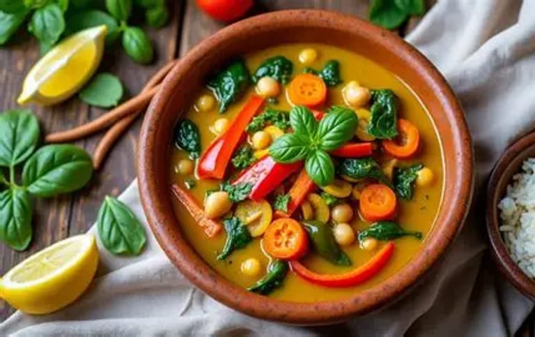 Curry de légumes aux pois chiches