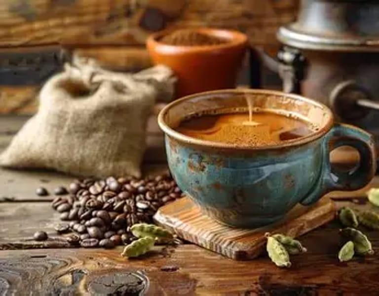 café à la cardamome