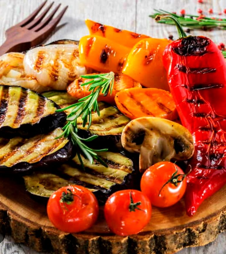 Légumes grillés aux épices grillades