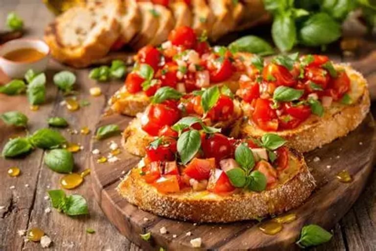 Bruschetta aux épices italiennes