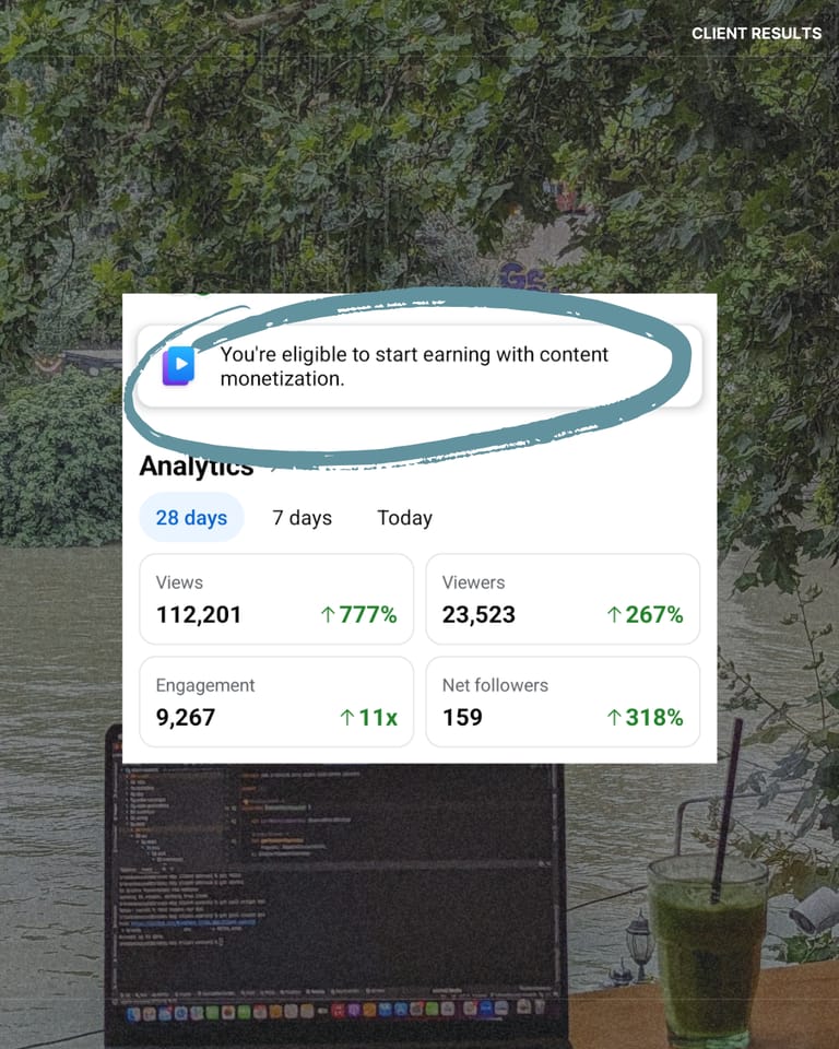Monetization on FB within 7 days Monetization on FB within 7 days