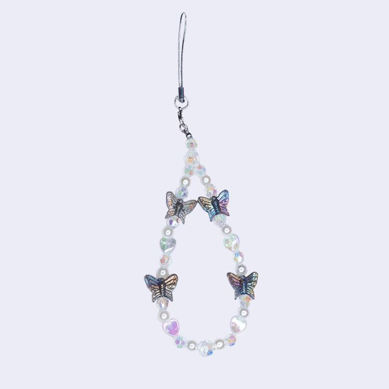 Butterfly fairy core phone charm. Kawaii decoration for your phone and other devices.