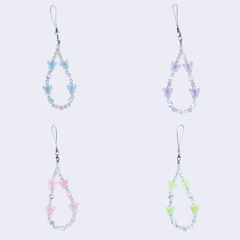 Butterfly fairy core phone charm. Kawaii decoration for your phone and other devices.