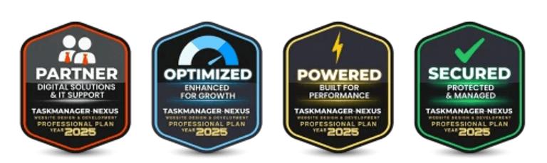 TMN Exclusive badge highlighting professional website design, branding, SEO, and digital presence services provided by TaskManager-Nexus TMN Exclusive badge highlighting professional website design, branding, SEO, and digital presence services provided by TaskManager-Nexus