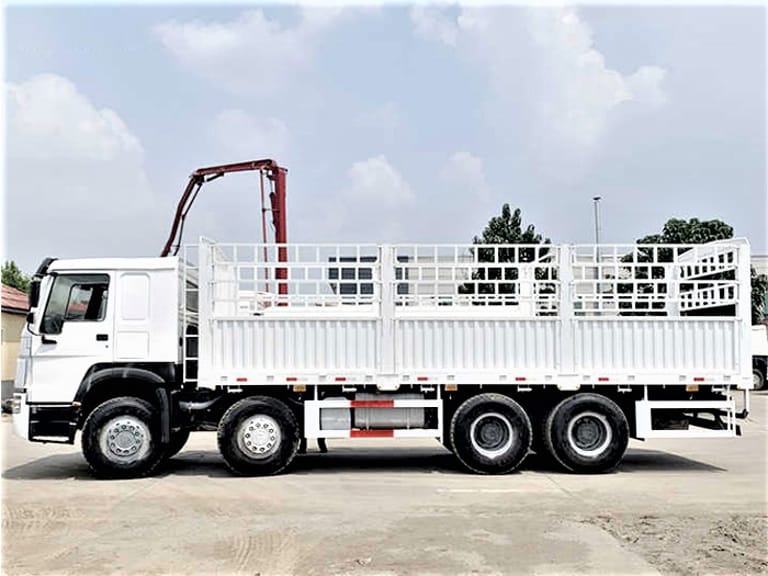 HOWO 8×4 Heavy-Duty Grid Cargo Truck HOWO 8×4 Heavy-Duty Grid Cargo Truck