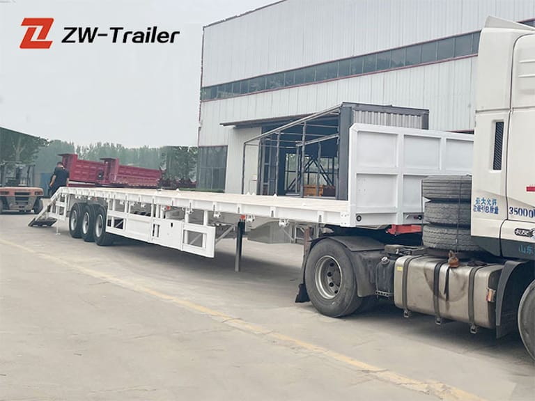 3 axle flatbed truck trailer 3 axle flatbed truck trailer