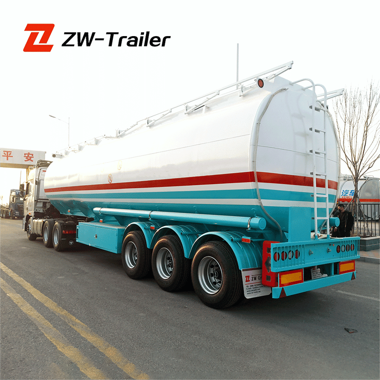 3 Axle Oil Tank Semi Trailer 3/4 Front View 3 Axle Oil Tank Semi Trailer 3/4 Front View