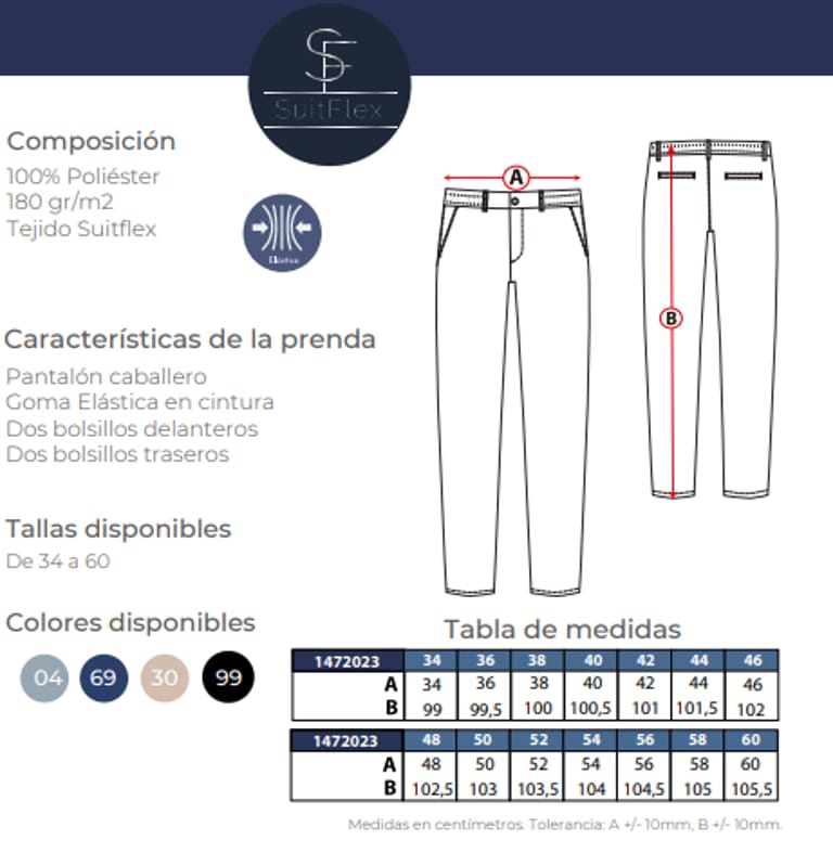 TABLA DE MEDIDAS