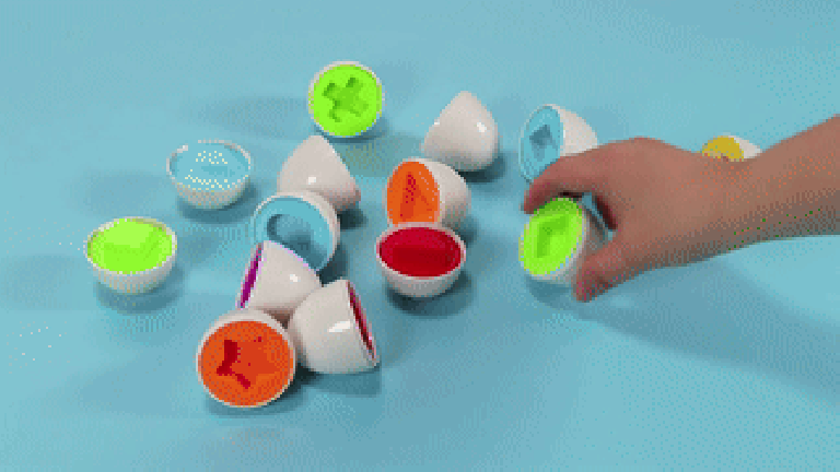 Educational Matching Eggs - Shapes & Numbers Educational Matching Eggs - Shapes & Numbers