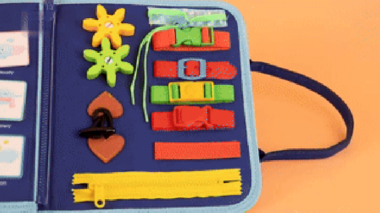 Montessori Educational Busy Book - 8 Pages Montessori Educational Busy Book - 8 Pages