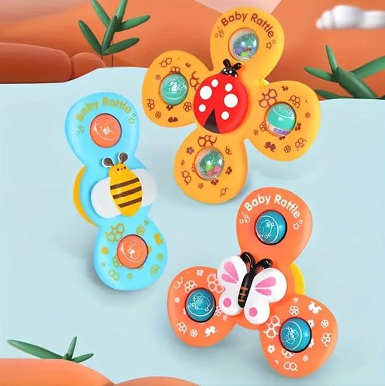 Baby Rattle Spinner - 3 Pieces