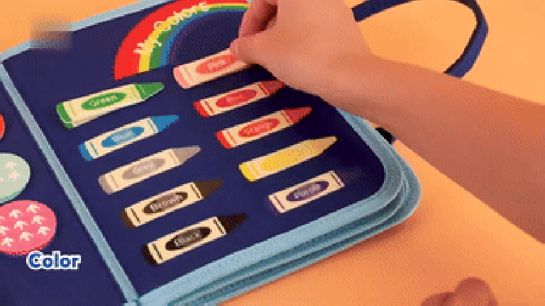 Montessori Educational Busy Book - 8 Pages Montessori Educational Busy Book - 8 Pages