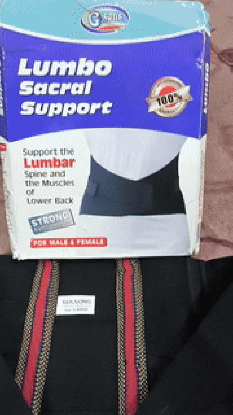 Lumbo Sacral Support Belt - Lower Back Pain Relief