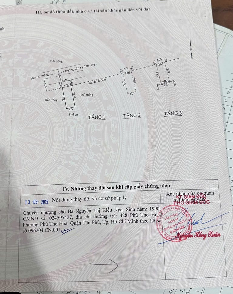 Bán nhà hẻm 778/3/25 Tân Kỳ Tân Quý