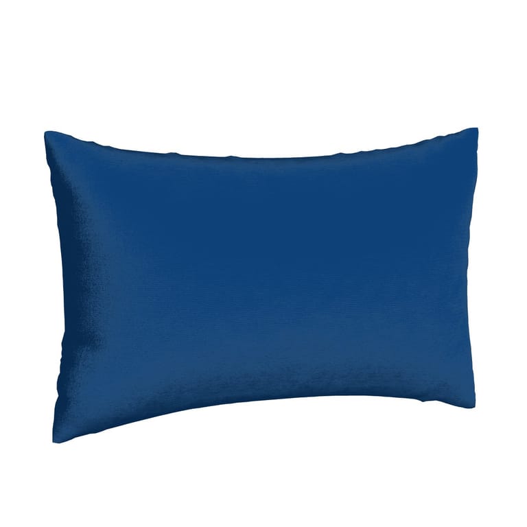 long blue cushion cover