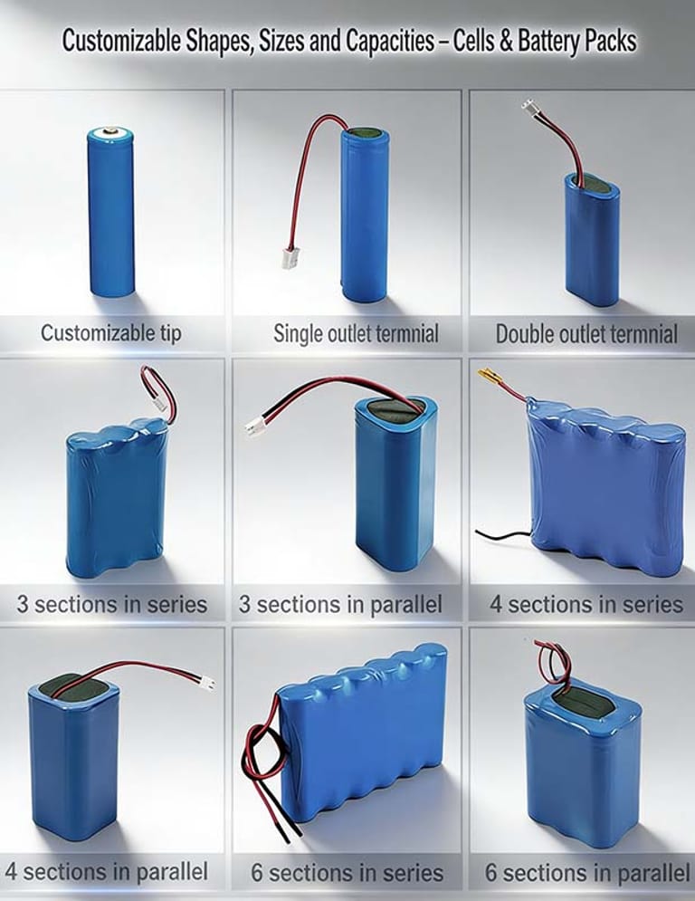 Custom Cells & Battery Packs Custom Cells & Battery Packs
