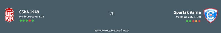pronostic cska 1948 spartak varna spartak varna score spartak varna live cska 1948 - spartak varna