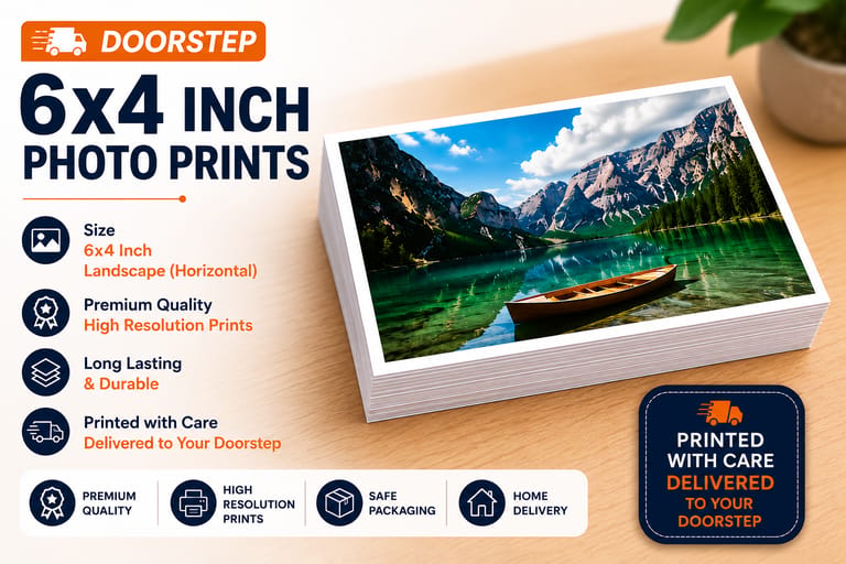 Custom Photo Prints ready to prints 6x4