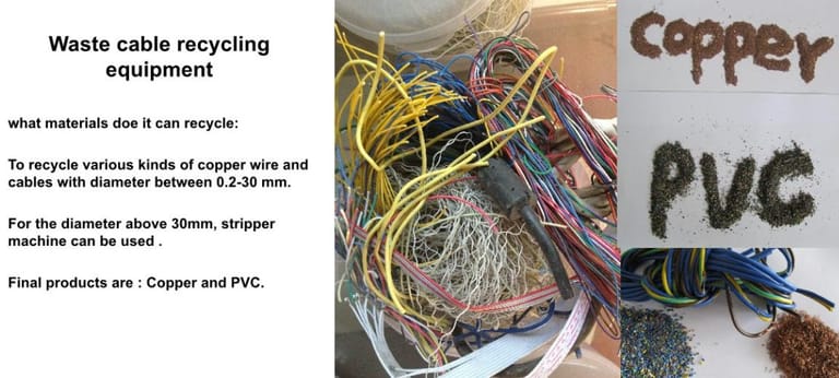 scrap cable for recycling