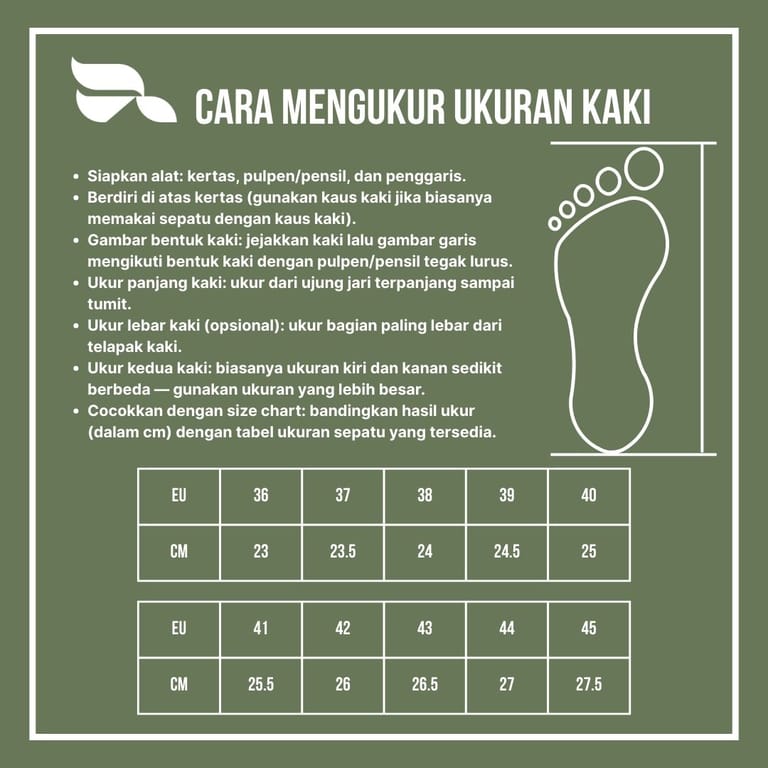 Cara mengukur ukuran kaki RIVEO Cara mengukur ukuran kaki RIVEO