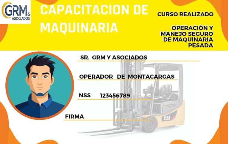 imagen de credencial con foto de curso DC3