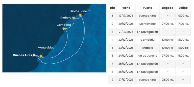 costa favolosa navidad