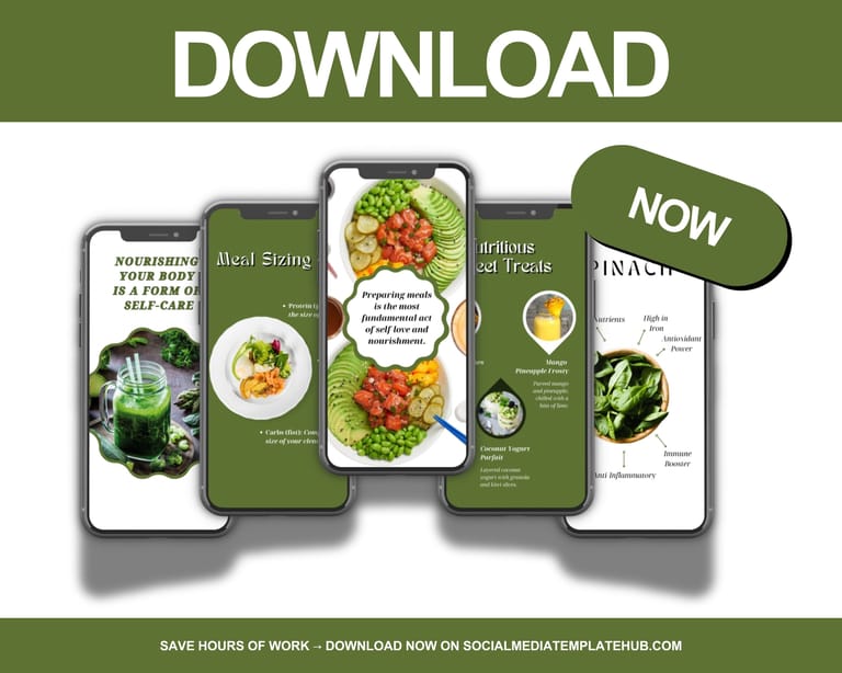 NutriVital Wellness Canva Templates for Nutrition and Wellness Brands NutriVital Wellness Canva Templates for Nutrition and Wellness Brands