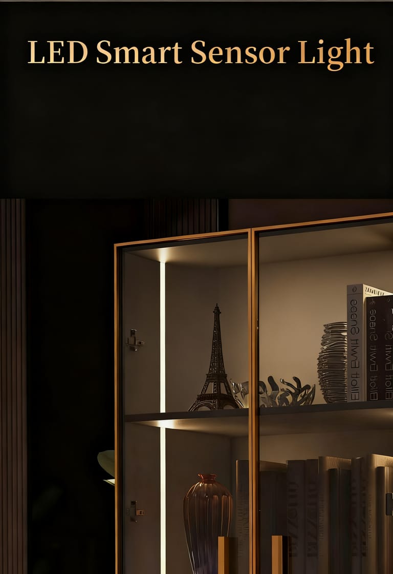 cabinet with LED light