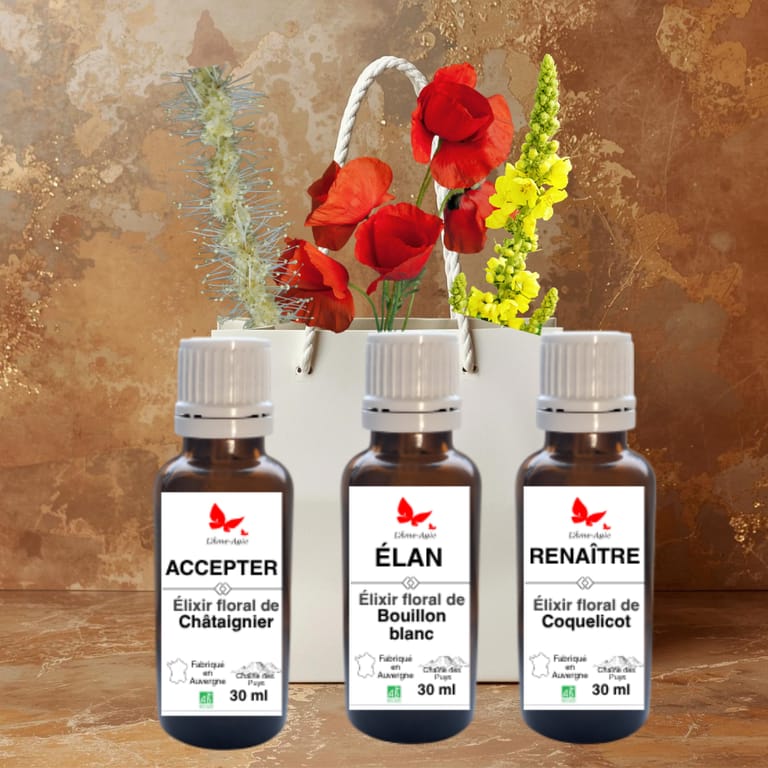 Flacon "Acceptation Lâcher prise, L'Âme-Agie