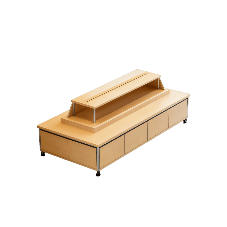 Personalized Mid-Island Display Rack: Multi-Functional Commercial Storage Showcase Personalized Mid-Island Display Rack: Multi-Functional Commercial Storage Showcase