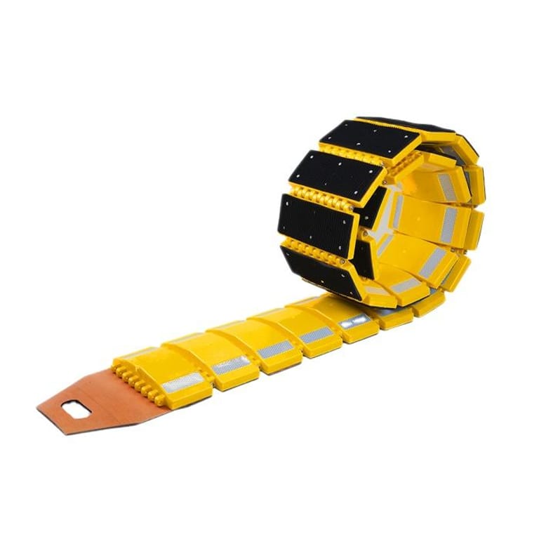 Reflective portable speed bumps