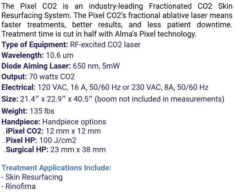 Alma Pixel CO2