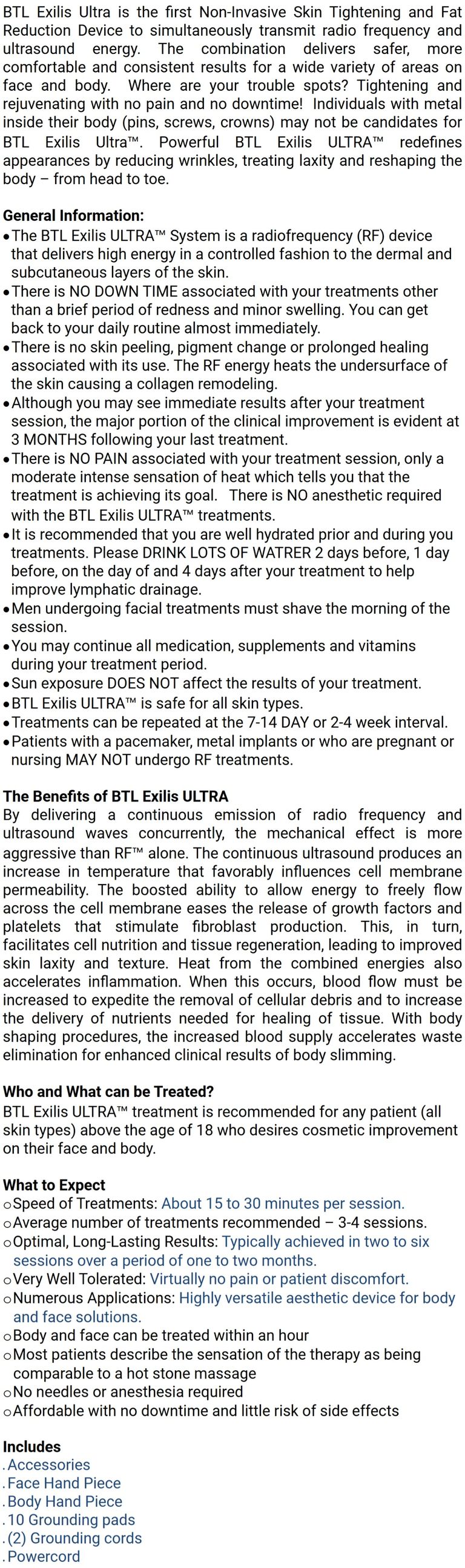 BTL Exilis Ultra