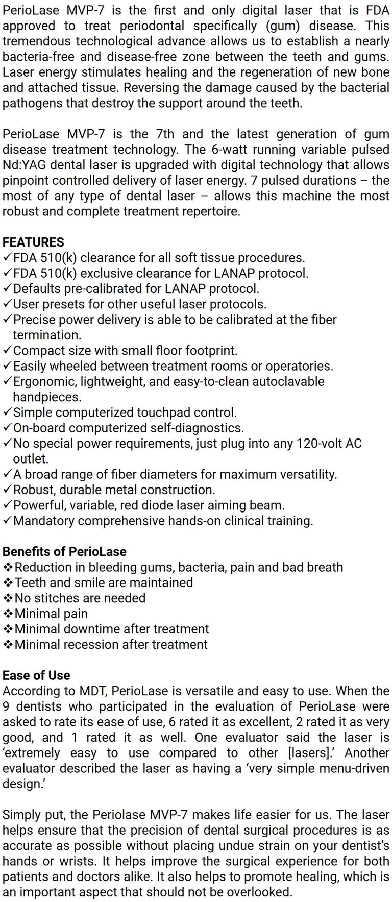 PerioLase MVP-7