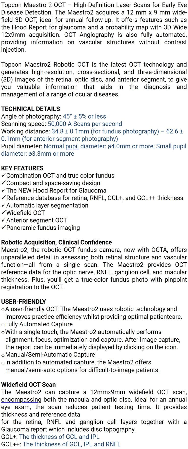 Topcon Maestro2