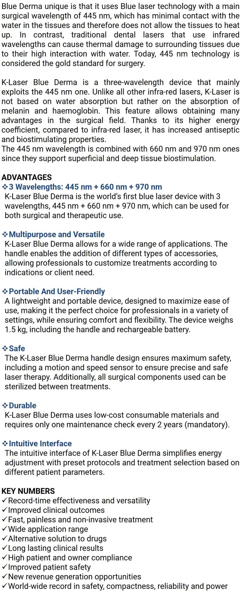 K-Laser Blue Derma
