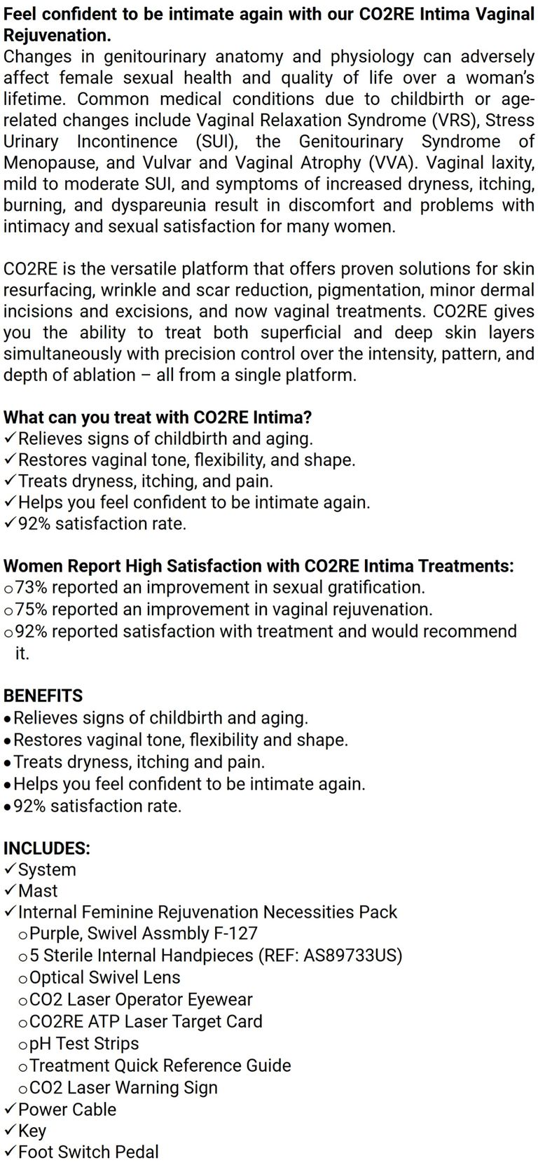 Syneron Candela CO2RE Intima